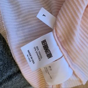 Reformation Tops - NWOT Reformation scoop top Reformation Tops - NWOT Reformation scoop top